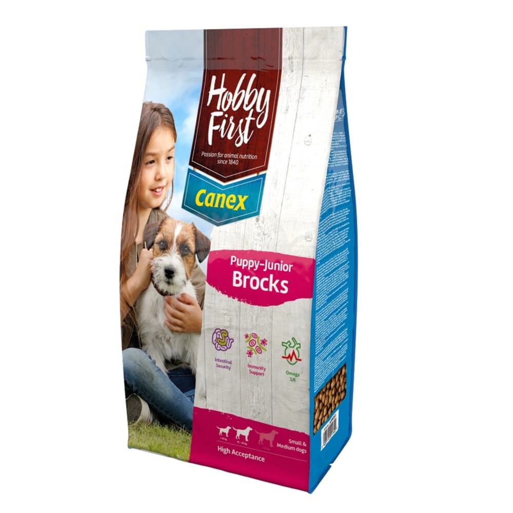 HobbyFirst Canex Hondenvoer Puppy-Junior Brocks 3 kg