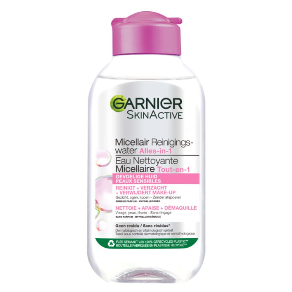 6x Garnier SkinActive Micellair Reinigingswater voor Gevoelige Huid 100 ml