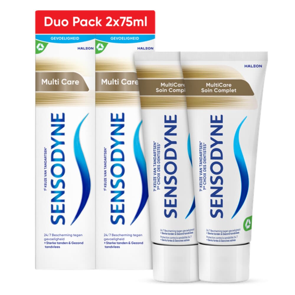 Sensodyne Tandpasta MultiCare Duo 2 x 75 ml