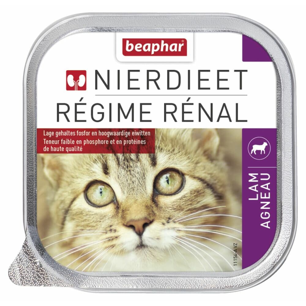 Beaphar Nierdieet Kattenvoer Nat Lam 100 gr