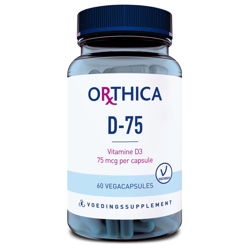 Gratis Verzending: Orthica D-75 60 capsules