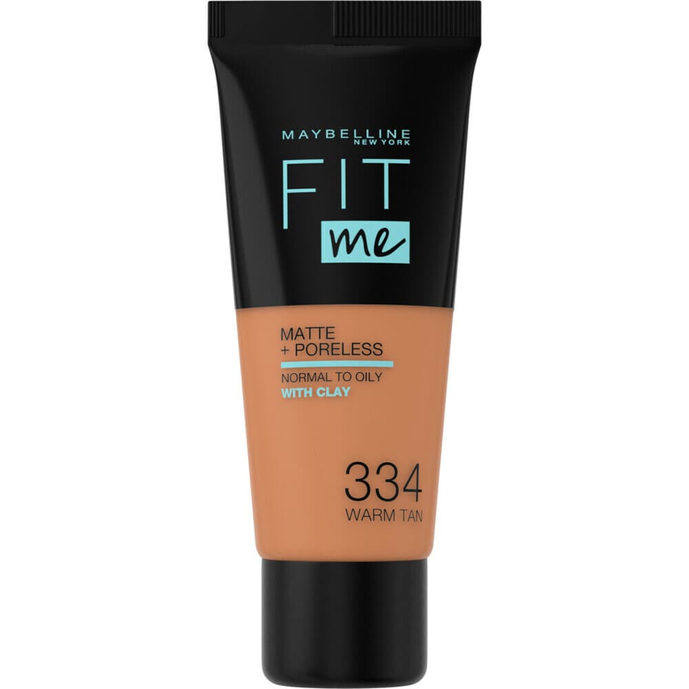 1+1 gratis: Maybelline Fit Me Matte + Poreless Foundation 334 Warm Tan
