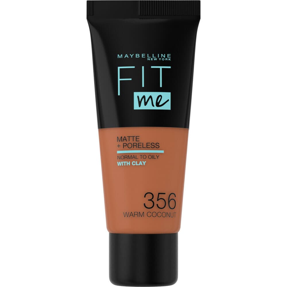 1+1 gratis: Maybelline Fit Me Matte + Poreless Foundation 356 Warm Coconut