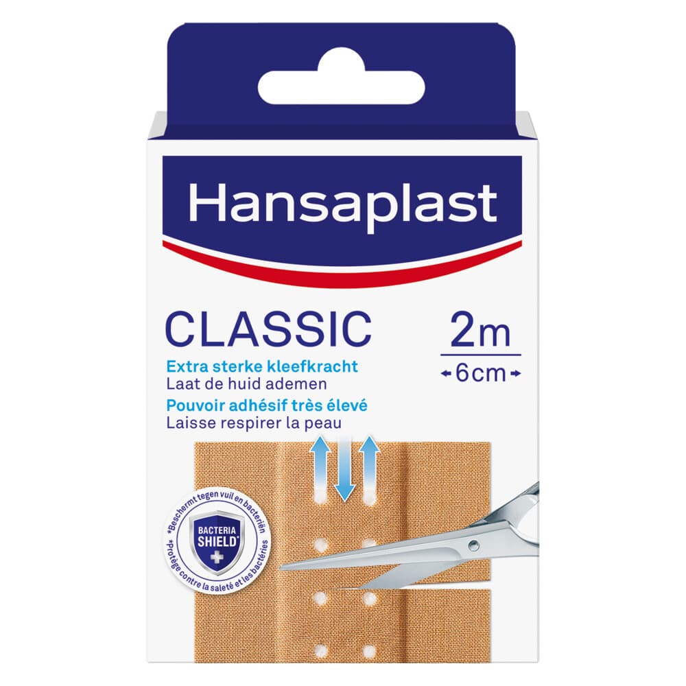 2e halve prijs: Hansaplast Classic Pleisters 2 meter
