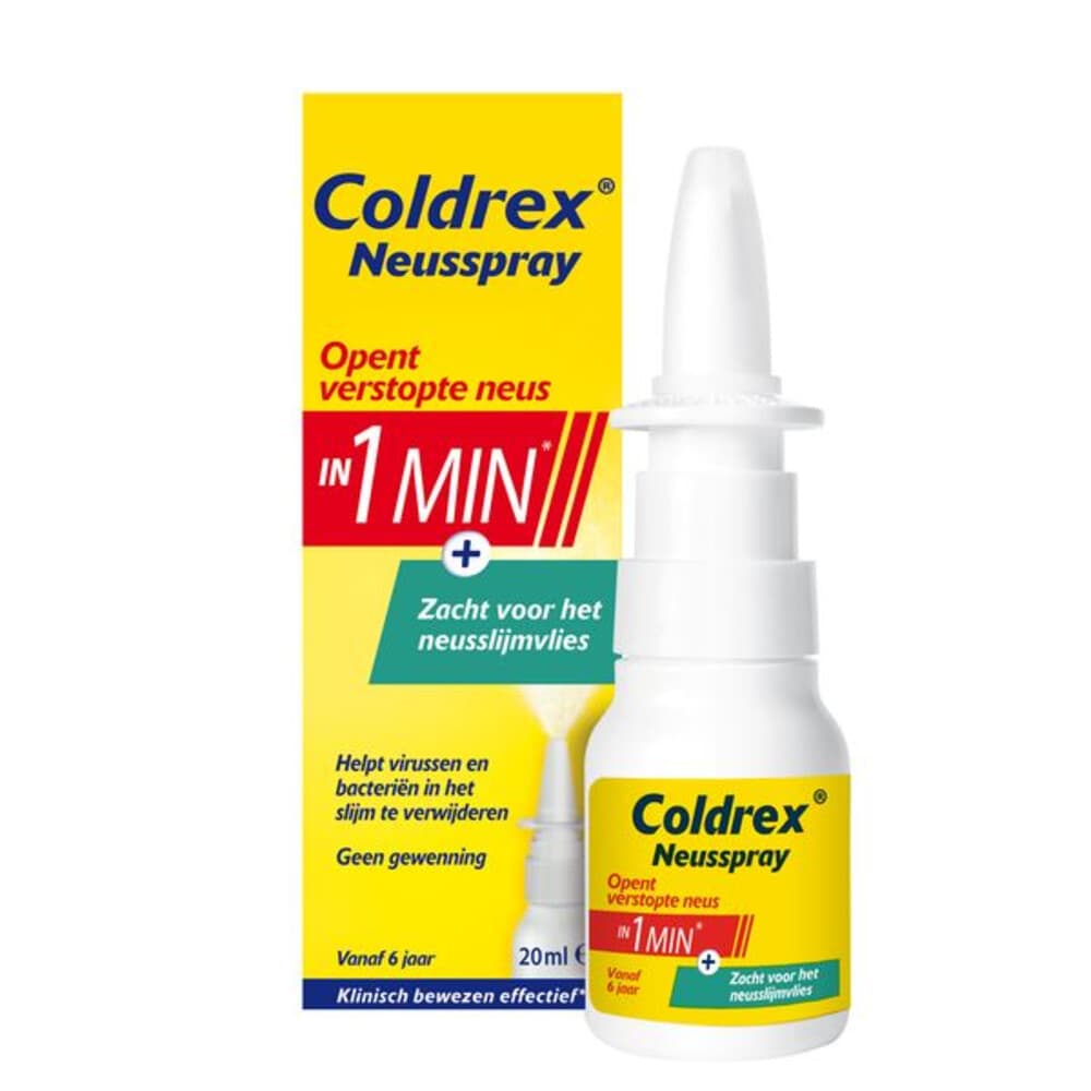 3x Coldrex Neusspray 2 in 1 20 ml