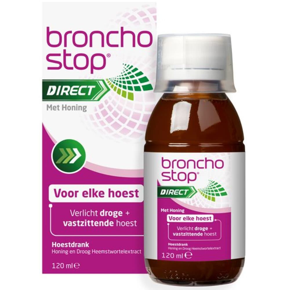 2x Bronchostop Direct Volwassene 120 ml