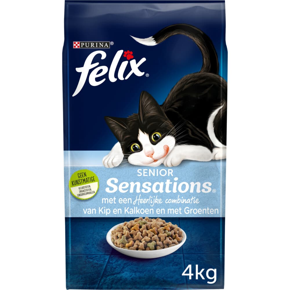 Felix Kattenvoer Droog Senior Sensations 4 kg