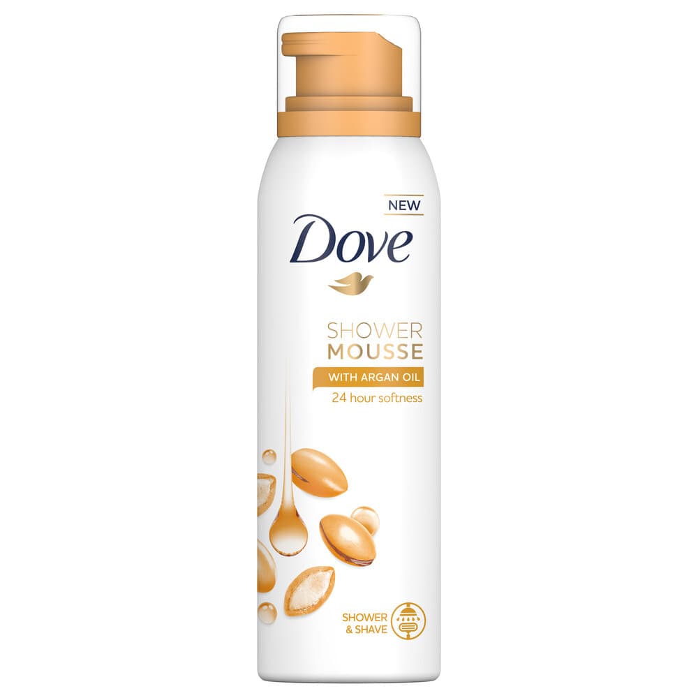 2+1 gratis: Dove Shower Foam Argan Oil 200 ml