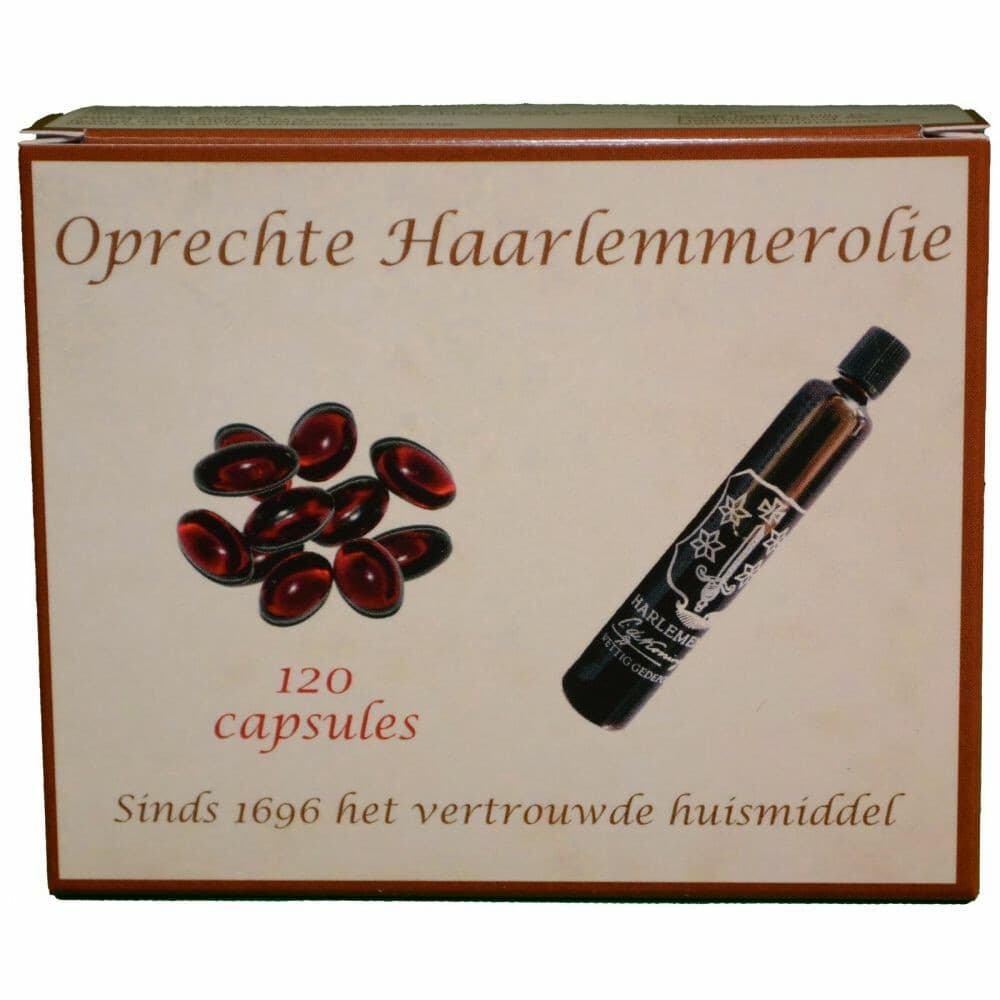 Gratis Verzending: Haarlemmerolie 120 capsules