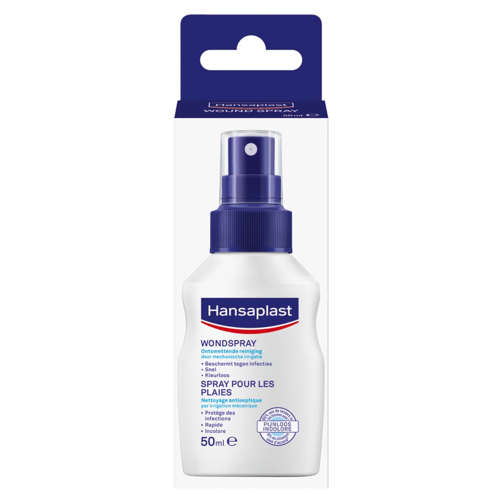 2e halve prijs: Hansaplast Wondspray 50 ml