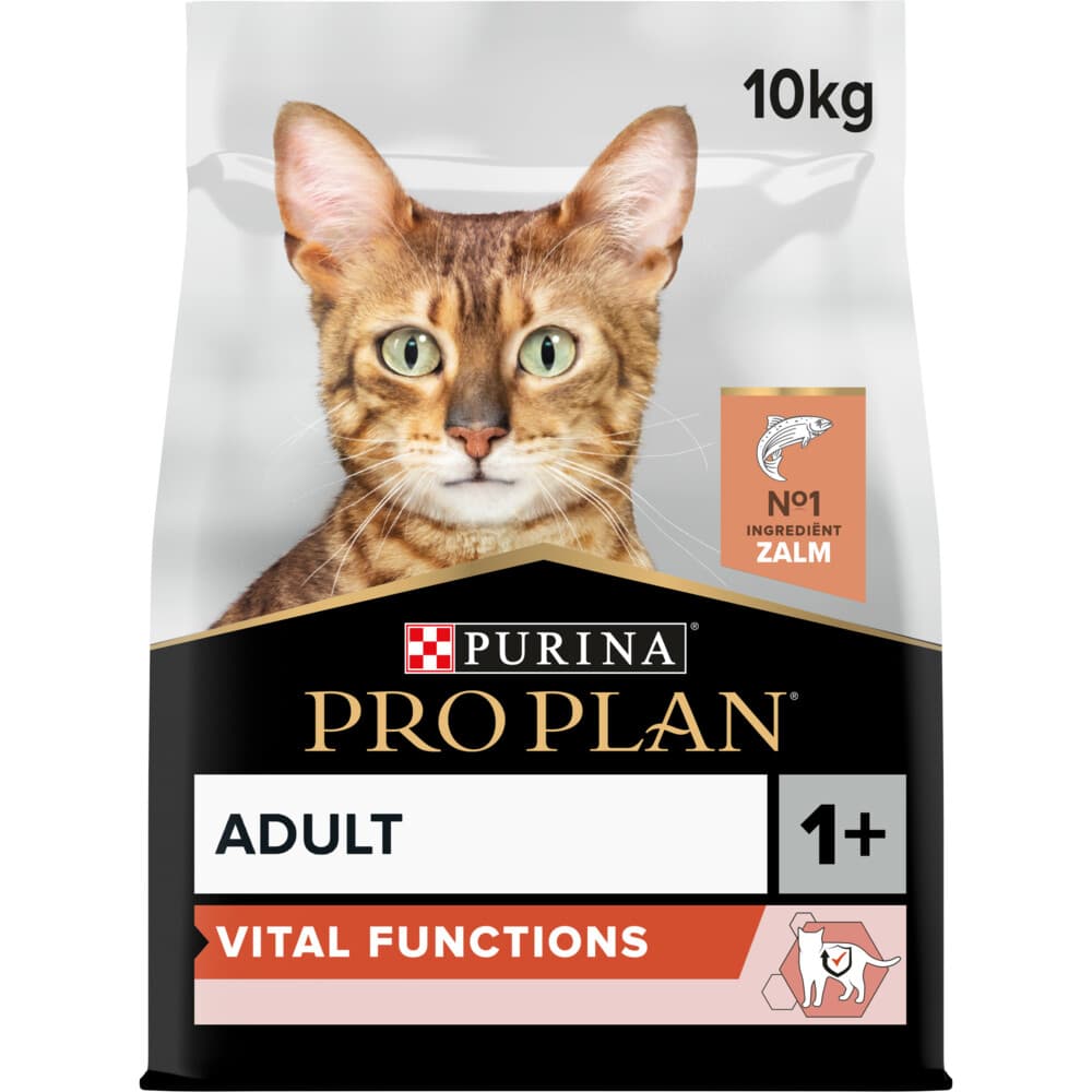 Pro Plan Kattenvoer Droog Adult Kat Vital Functions Zalm 10 kg