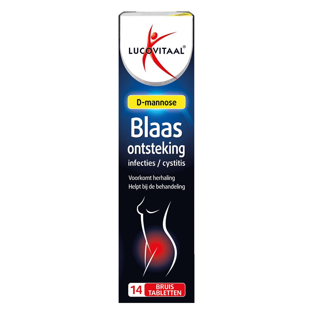 2+2 gratis: Lucovitaal Blaasontsteking D-Mannose 14 bruistabletten