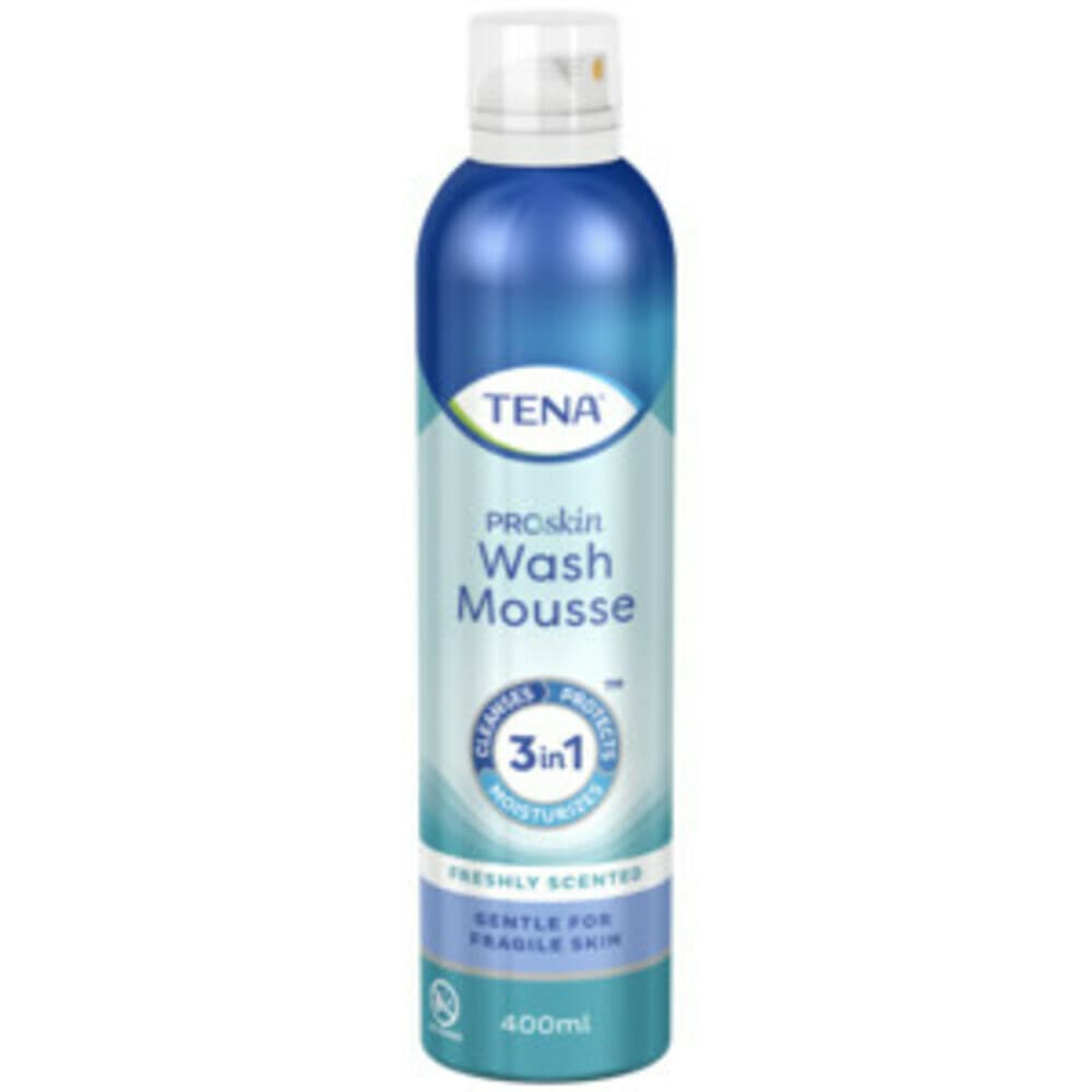 3x TENA Proskin Wash Mousse 3-in-1 400 ml