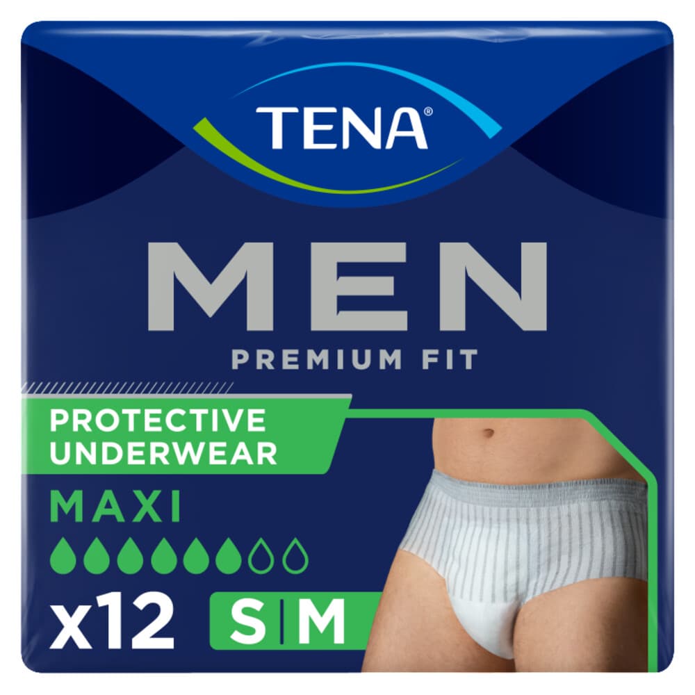 TENA Men Premium Fit Maxi S/M 12 stuks
