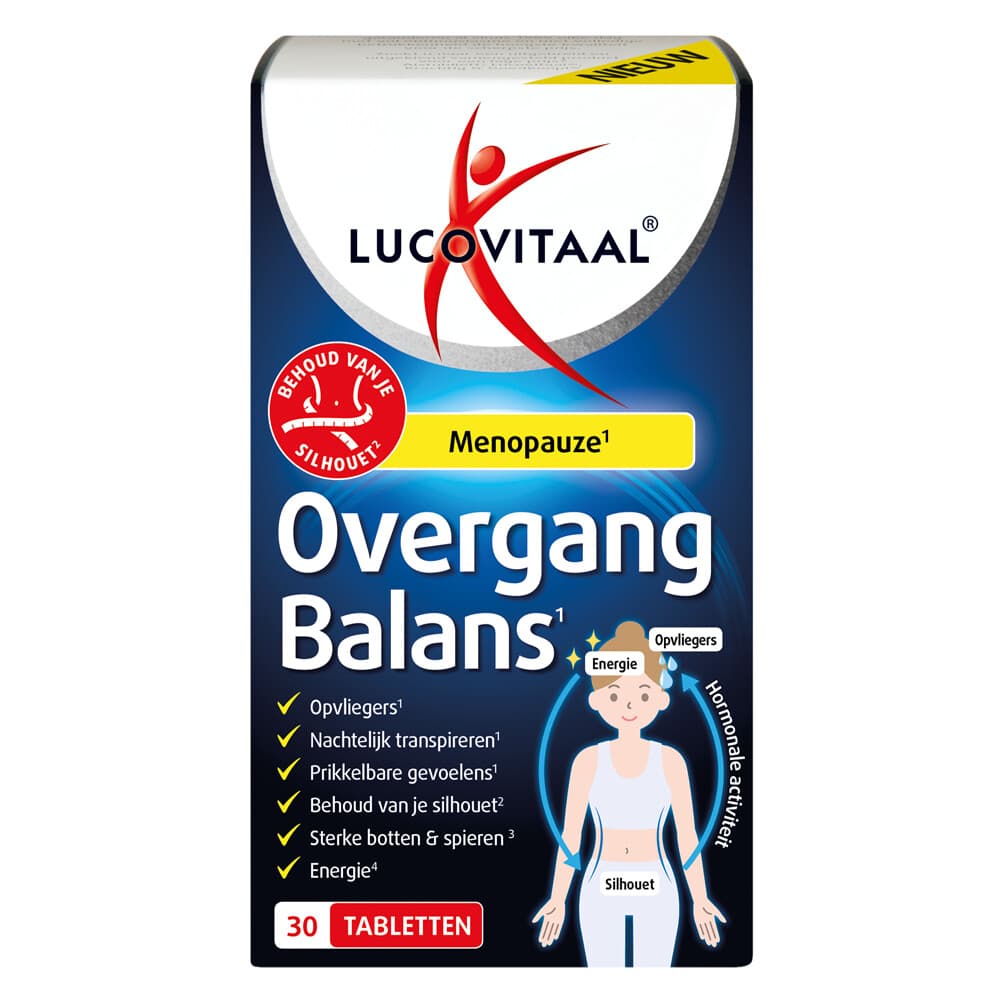 2+2 gratis: Lucovitaal Overgang Balans 30 tabletten