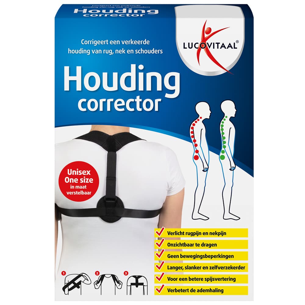 3x Lucovitaal Orthopedische Houdingcorrector