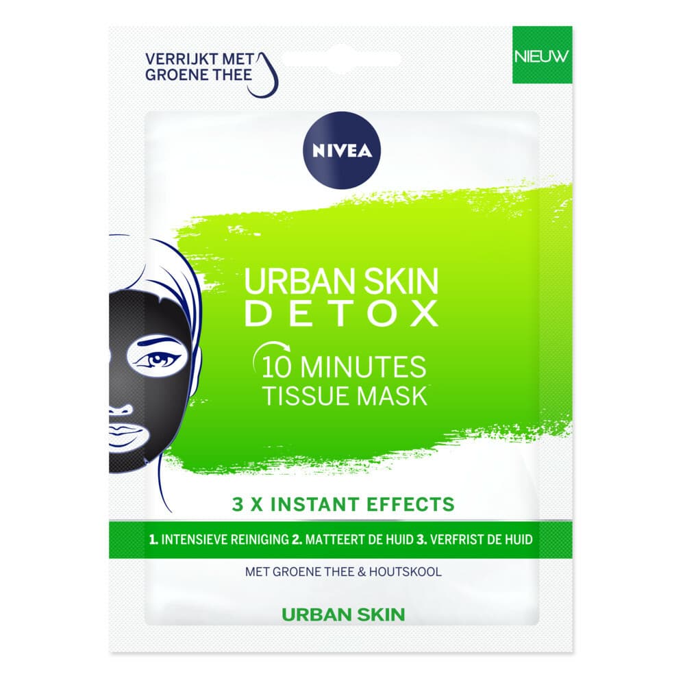 1+1 gratis: NIVEA Urban Skin Masker Detox