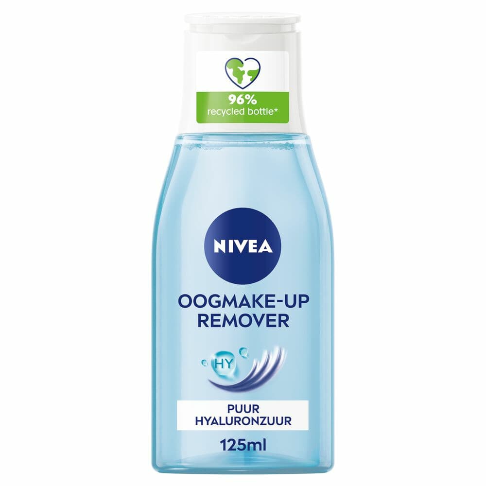 1+1 gratis: NIVEA Oogmake-Up Remover Puur Hyaluronzuur 125 ml