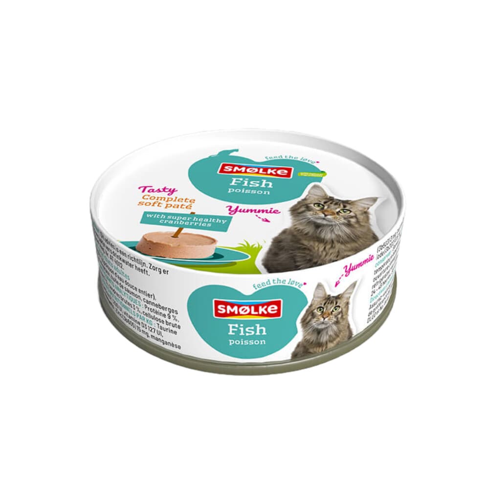 Smolke Kattenvoer Soft Paté Vis 80 gr