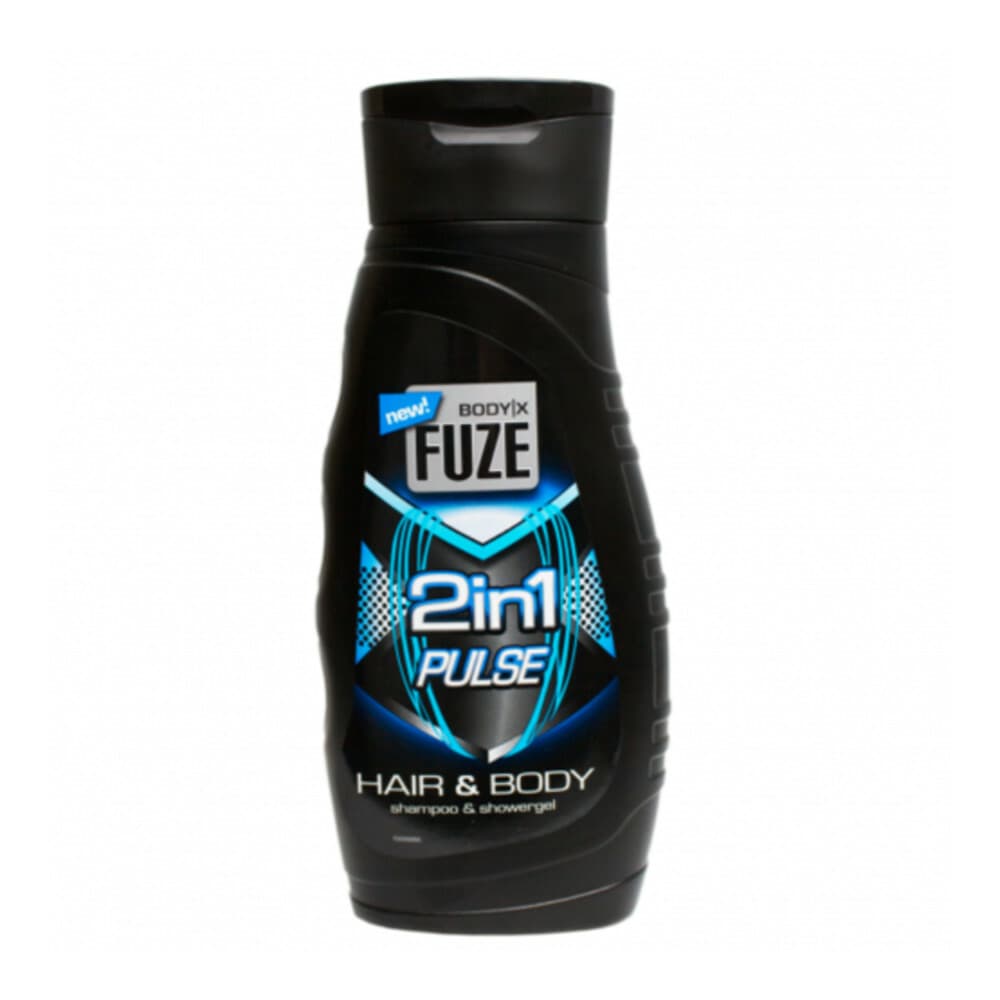3x Body-X Fuze Douchegel Hair&Body Pulse 300 ml