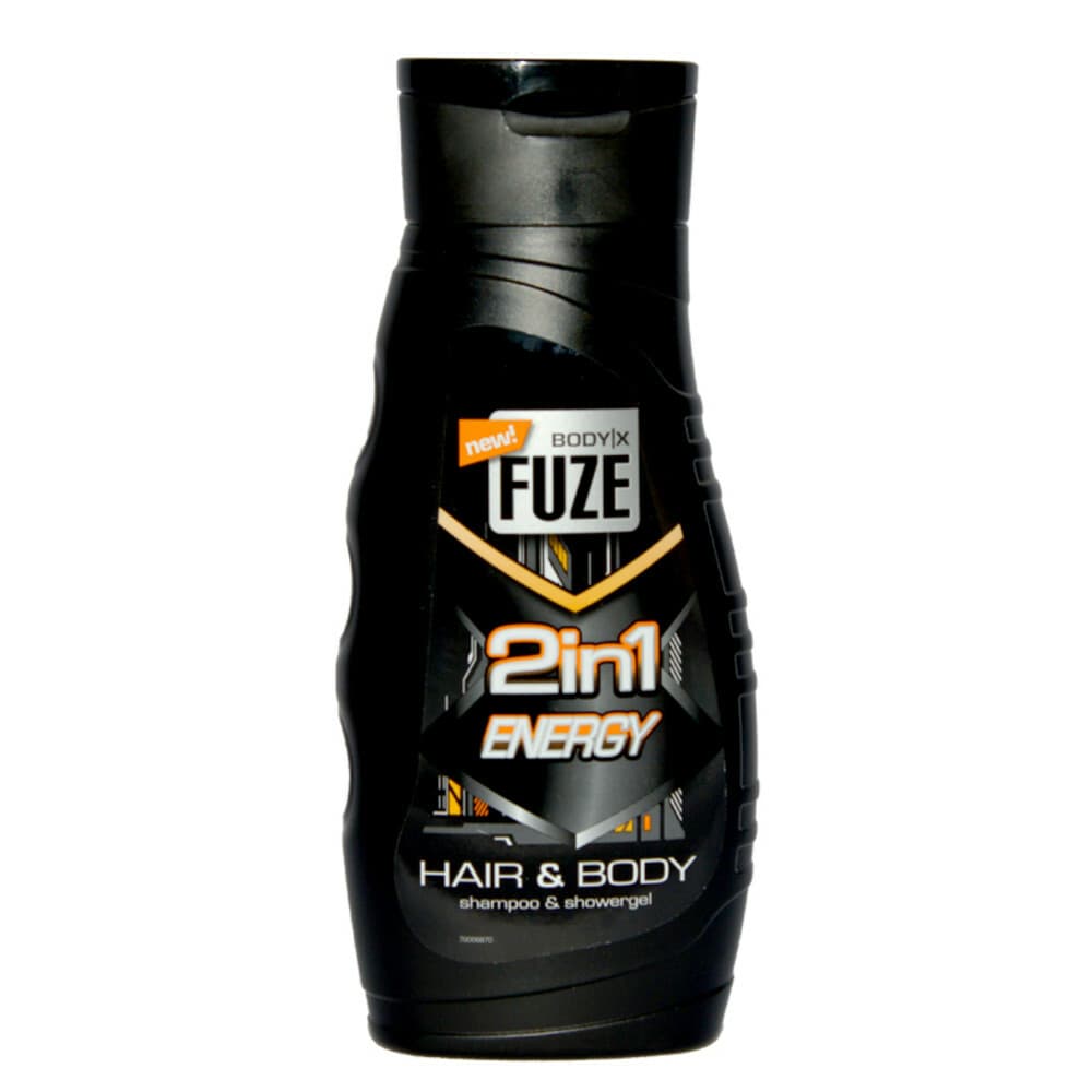 12x Body-X Fuze Douchegel Hair&Body Energy 300 ml