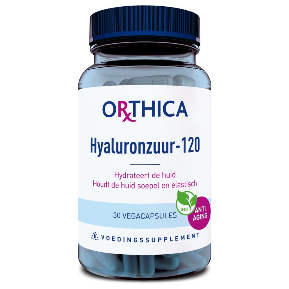 Gratis Verzending: Orthica Hyaluronzuur-120 Anti-Aging 30 capsules