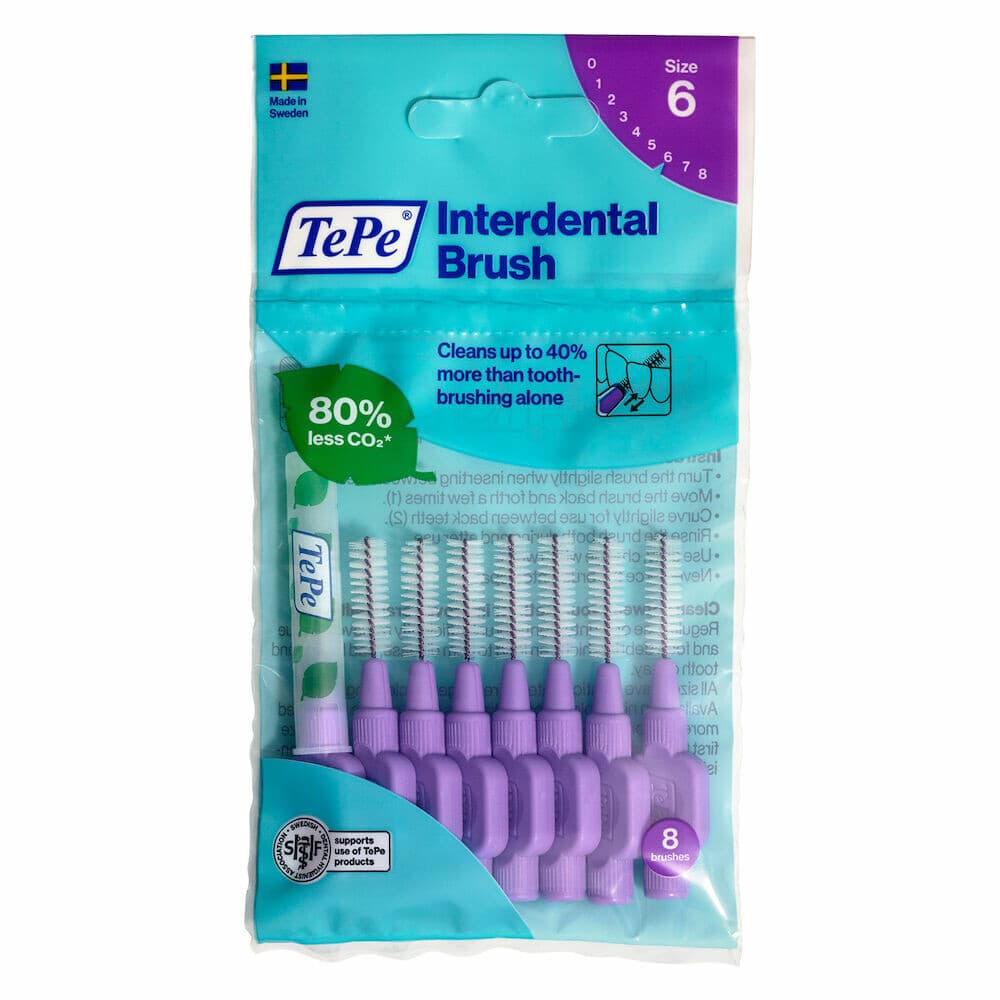 TePe Interdentale Ragers Original 1,1 mm Paars 8 stuks