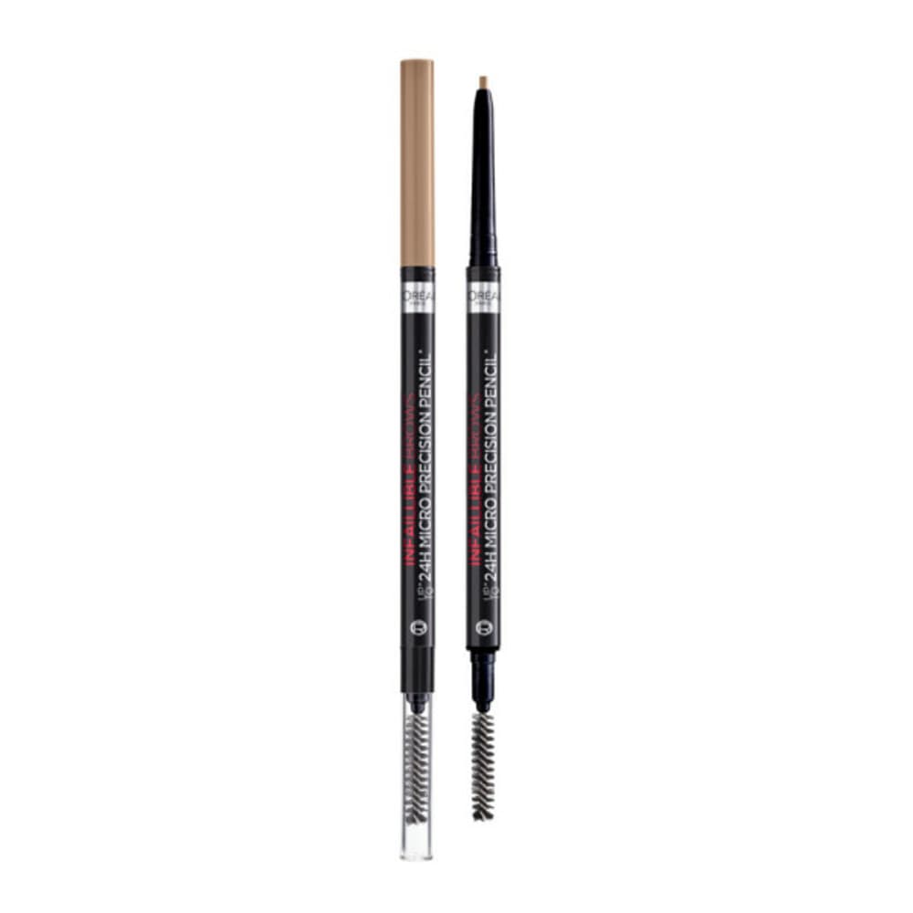 3x L'Oréal Infaillible Brow 24H Micro Precision Wenkbrauwpotlood 8.0 Light Cool Blonde