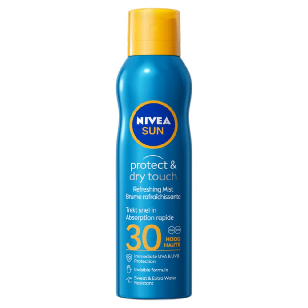 NIVEA Sun Protect en Dry Touch Verfrissende Vernevelende Spray SPF 30 200 ml