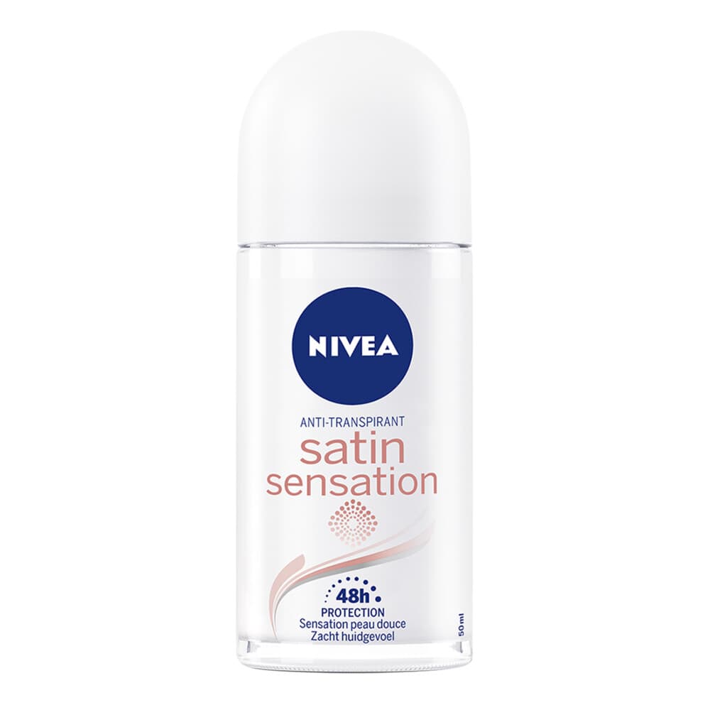 3x NIVEA Deodorant Roller Satin Sensation 50 ml
