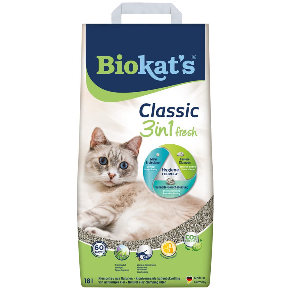 Biokat's Kattenbakvulling Classic Fresh 3-in-1 18 liter