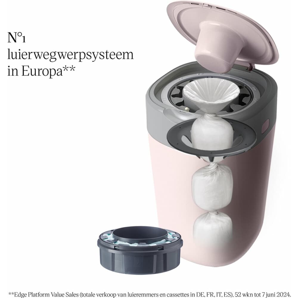Tommee Tippee Twist&Click Luieremmer Roze