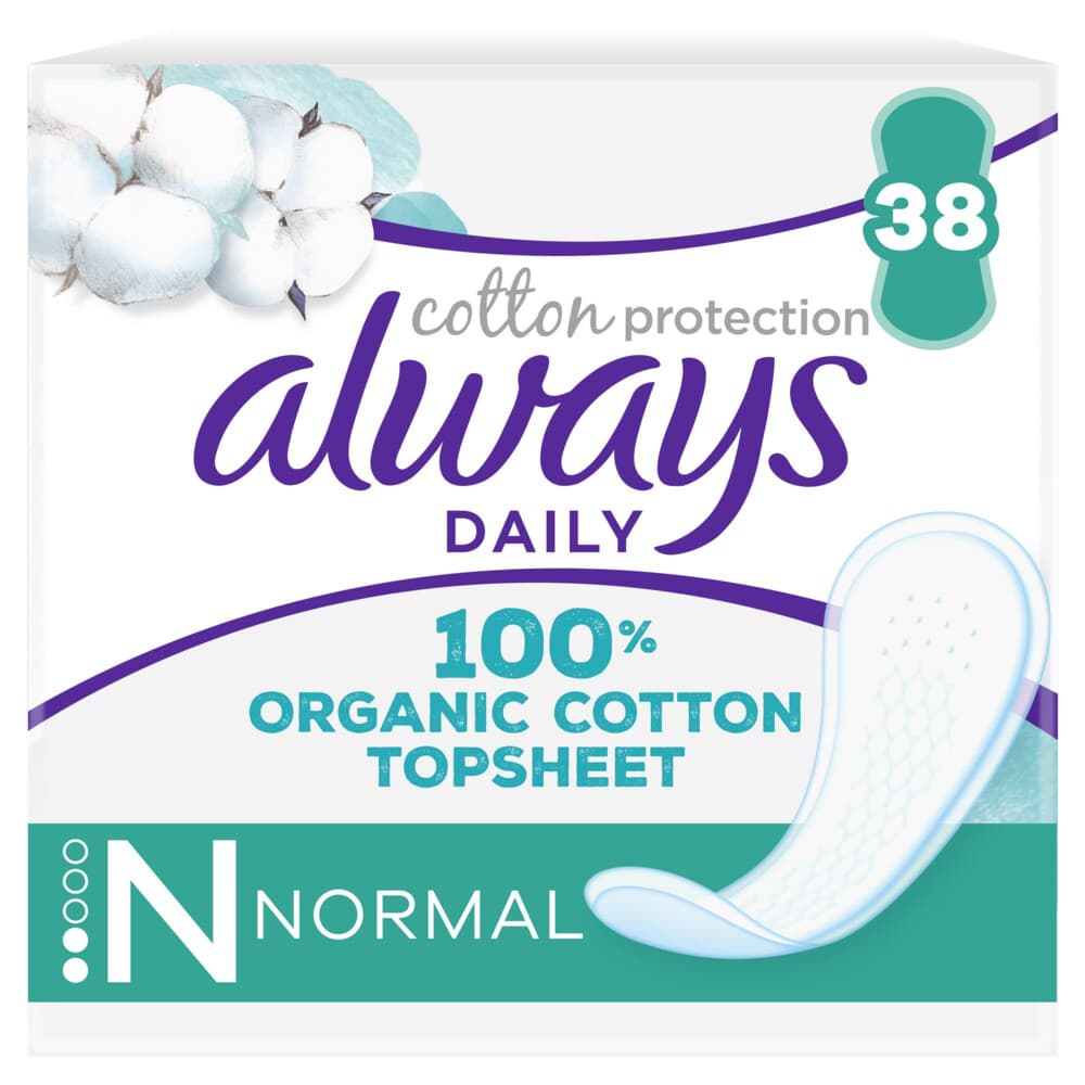 Always Dailies Inlegkruisjes Cotton Protection Normal 38 stuks