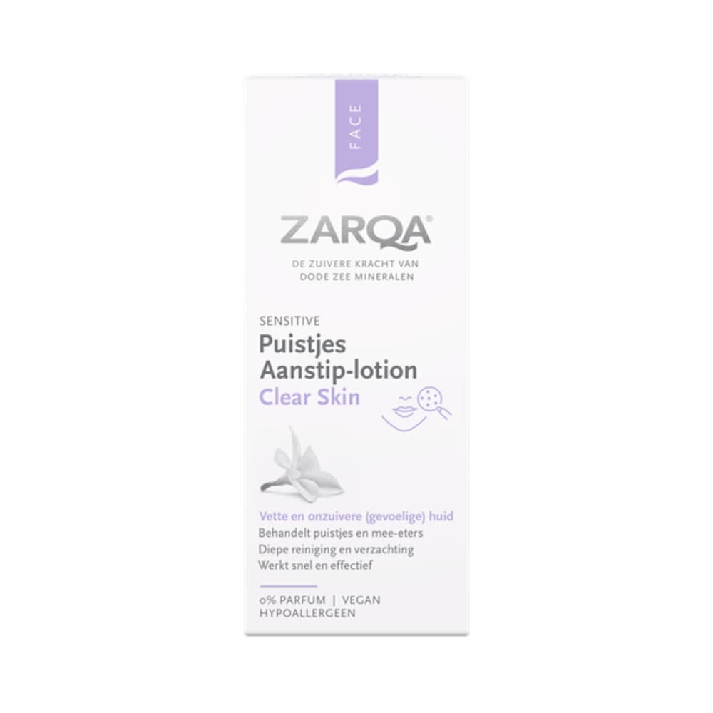 3x Zarqa Aanstip-lotion Clear Skin 20 ml