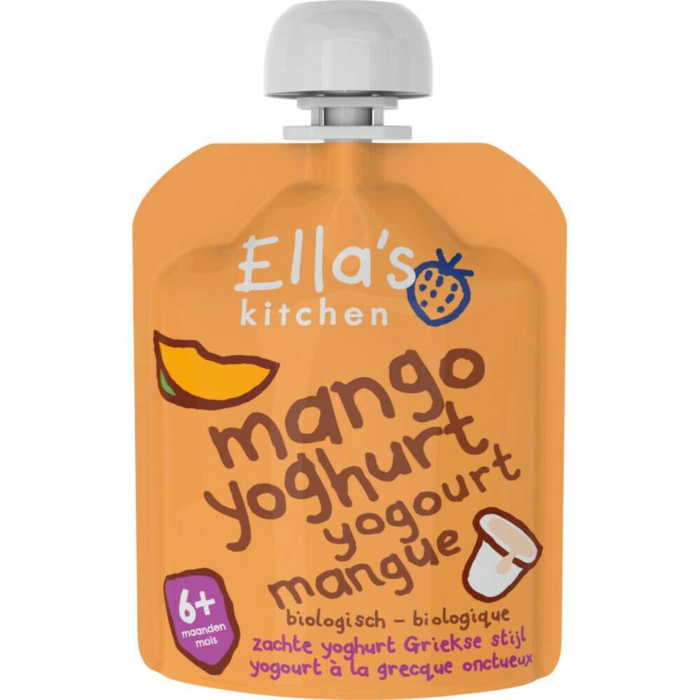 Ella's Kitchen Yoghurt Griekse Stijl 6+ m Mango 90 gr