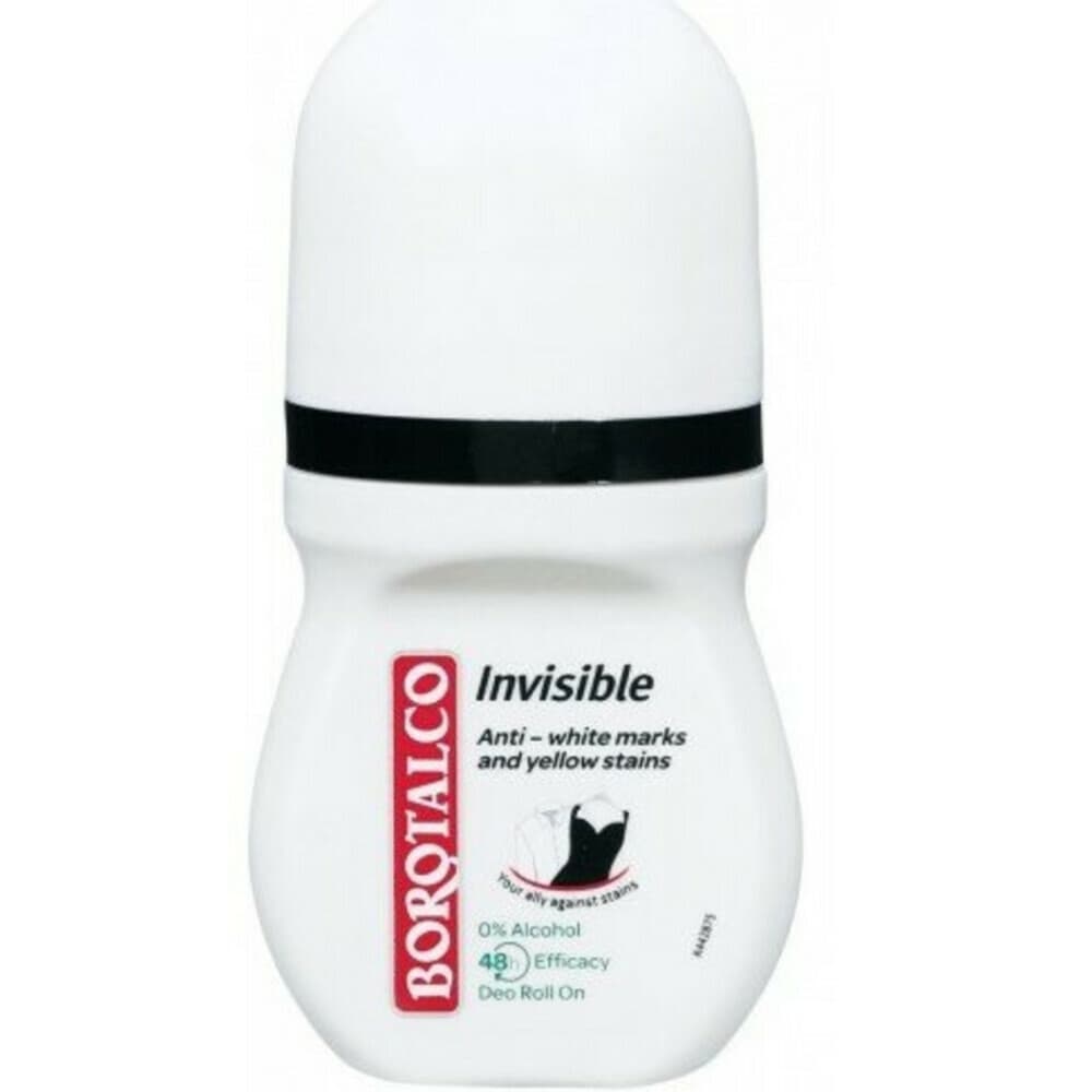 6x Borotalco Deoroller Invisible 50 ml