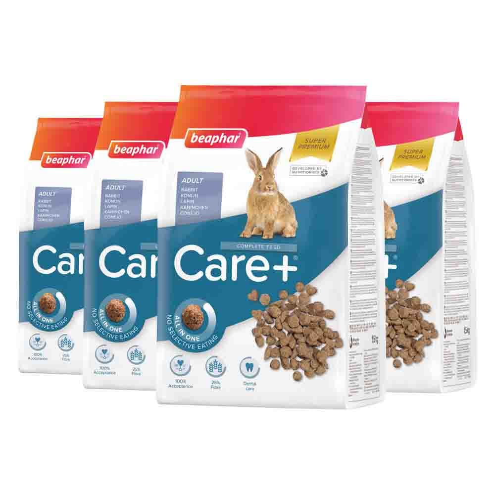 4x Beaphar Care+ Konijn Adult 1,5 kg