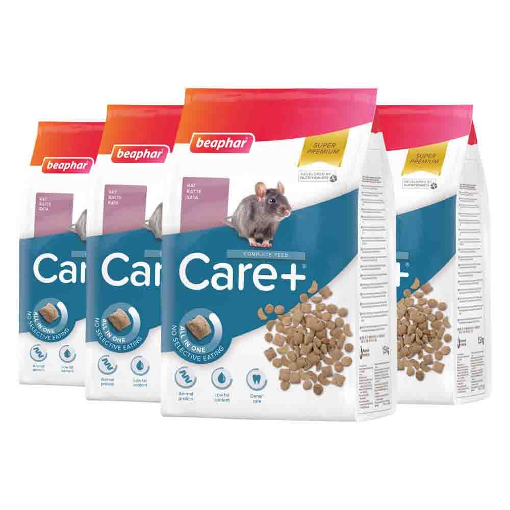 4x Beaphar Care+ Rat 1,5 kg