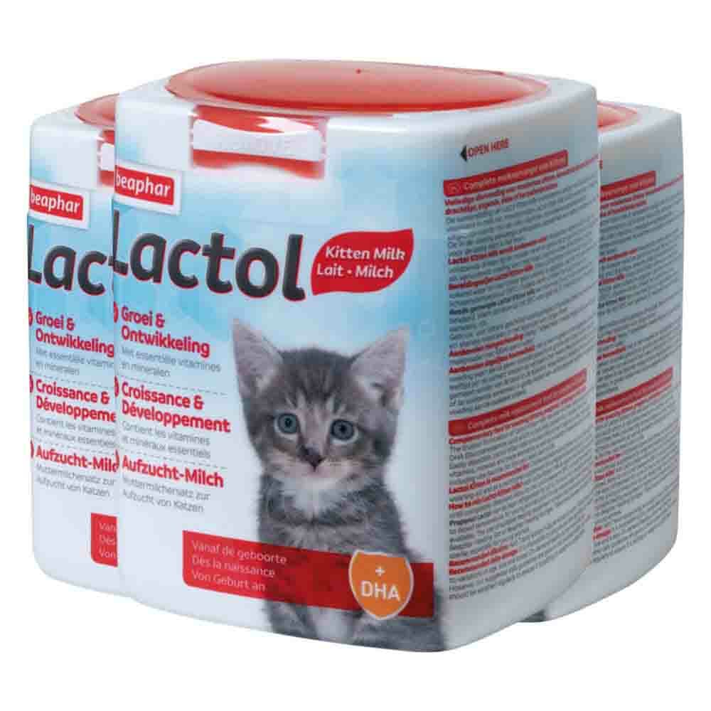 3x Beaphar Lactol Melk Kitten 500 gr