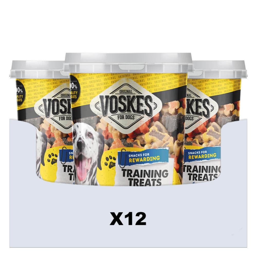 12x Voskes Hondensnack Training Mix Pot 500 gr
