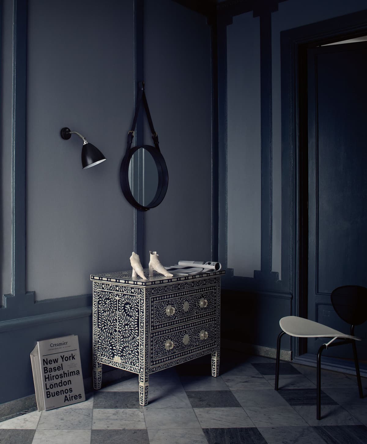 Gubi Adnet Circulaire Spiegel MediumØ58 Zwart thumbnail 4