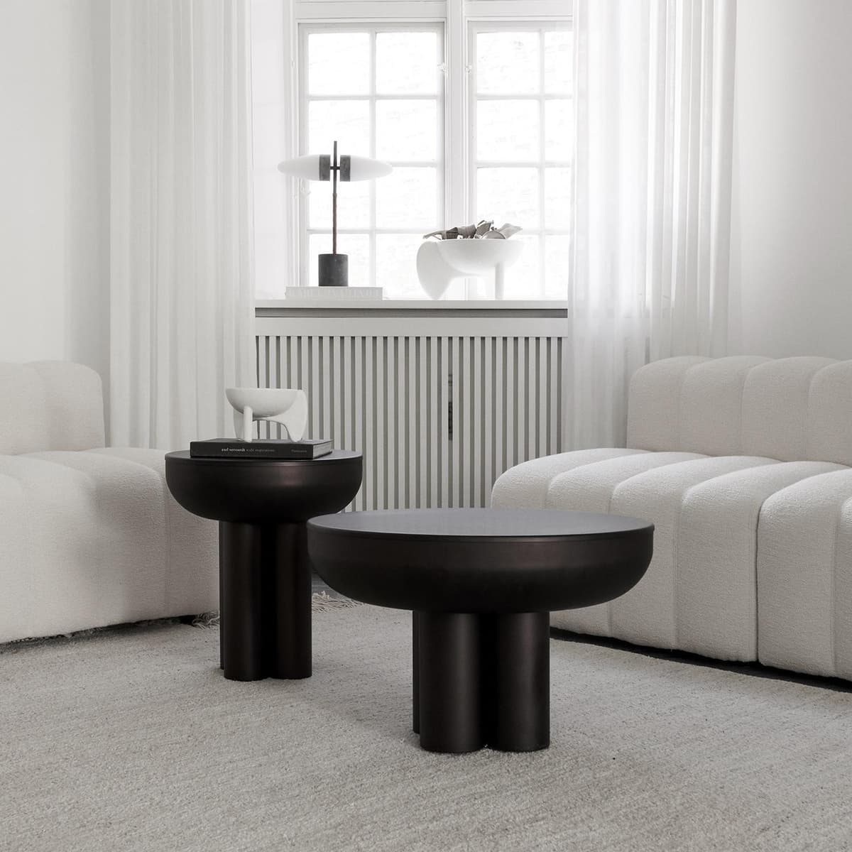 101 Copenhagen Crown Salontafel Low Burned Black Metal thumbnail 3