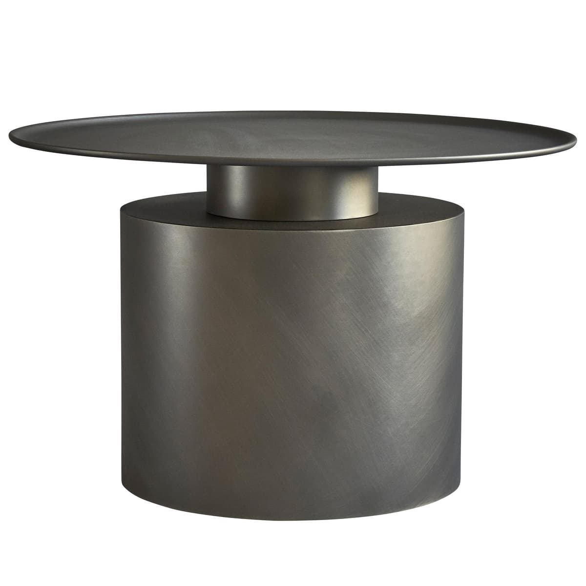 101 Copenhagen Pillar Table Low BijzettafelØ65 Burned Black