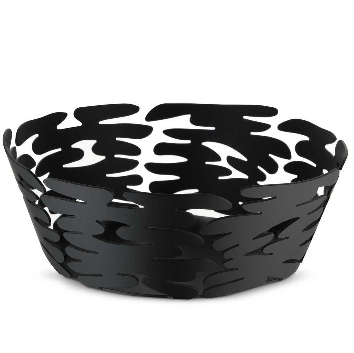 Alessi Barket FruitschaalØ18 Zwart