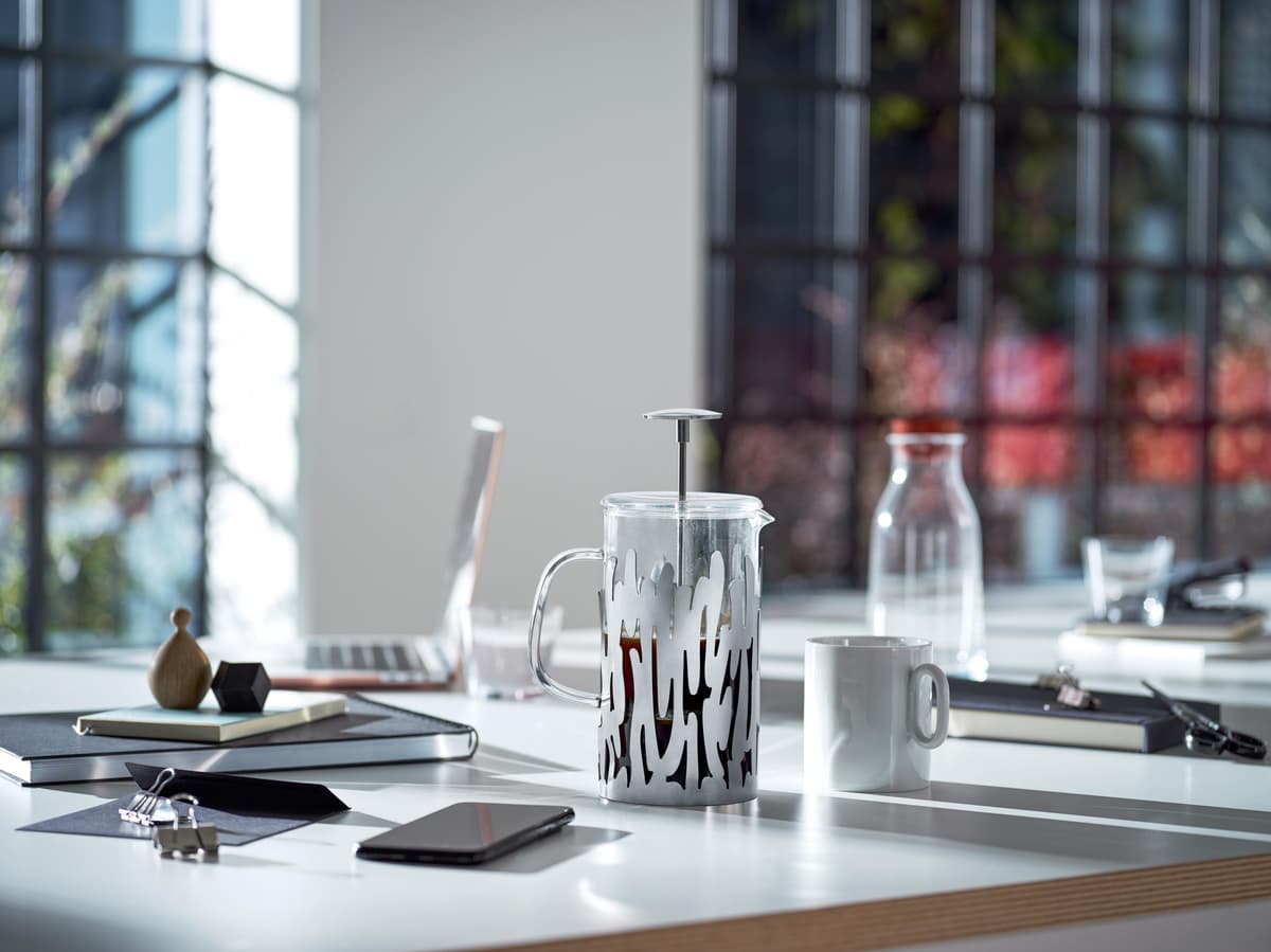 Alessi Barkoffee Press Filter Koffiemaker Chroom thumbnail 2