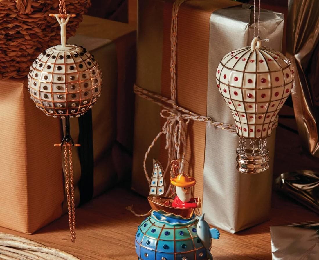 Alessi Mongolfiera Reale Roodtbal Ornament thumbnail 2