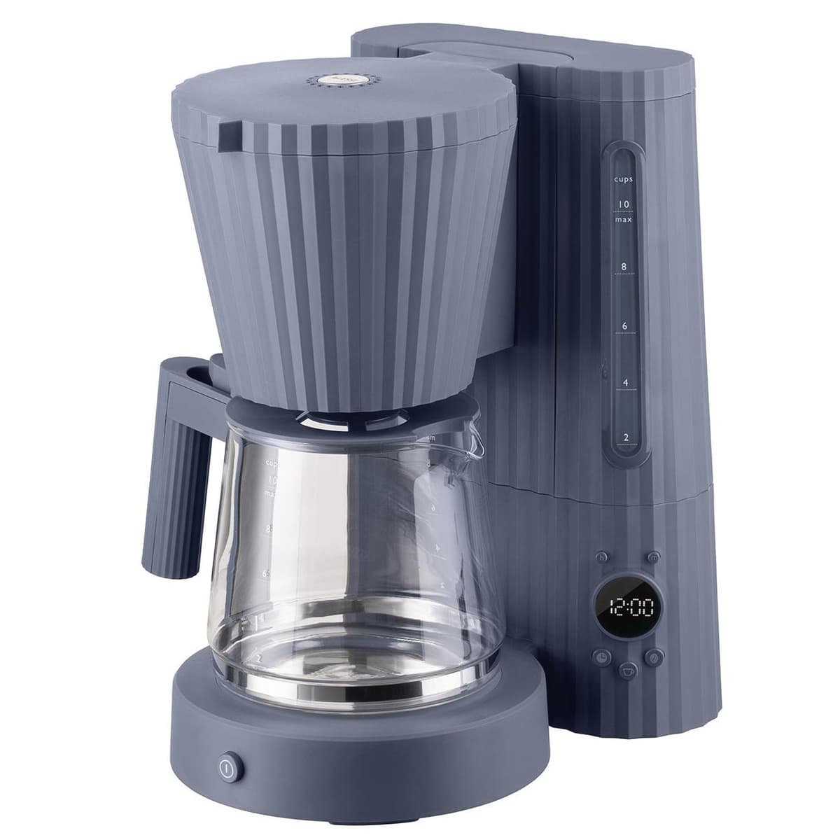 Alessi Plissé Koffiezetapparaat Grijs