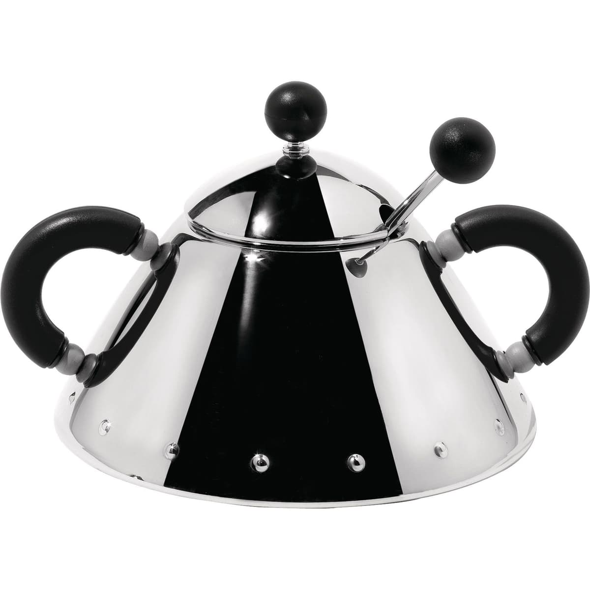 Alessi Sugar Bowl Suikerpot Zwart