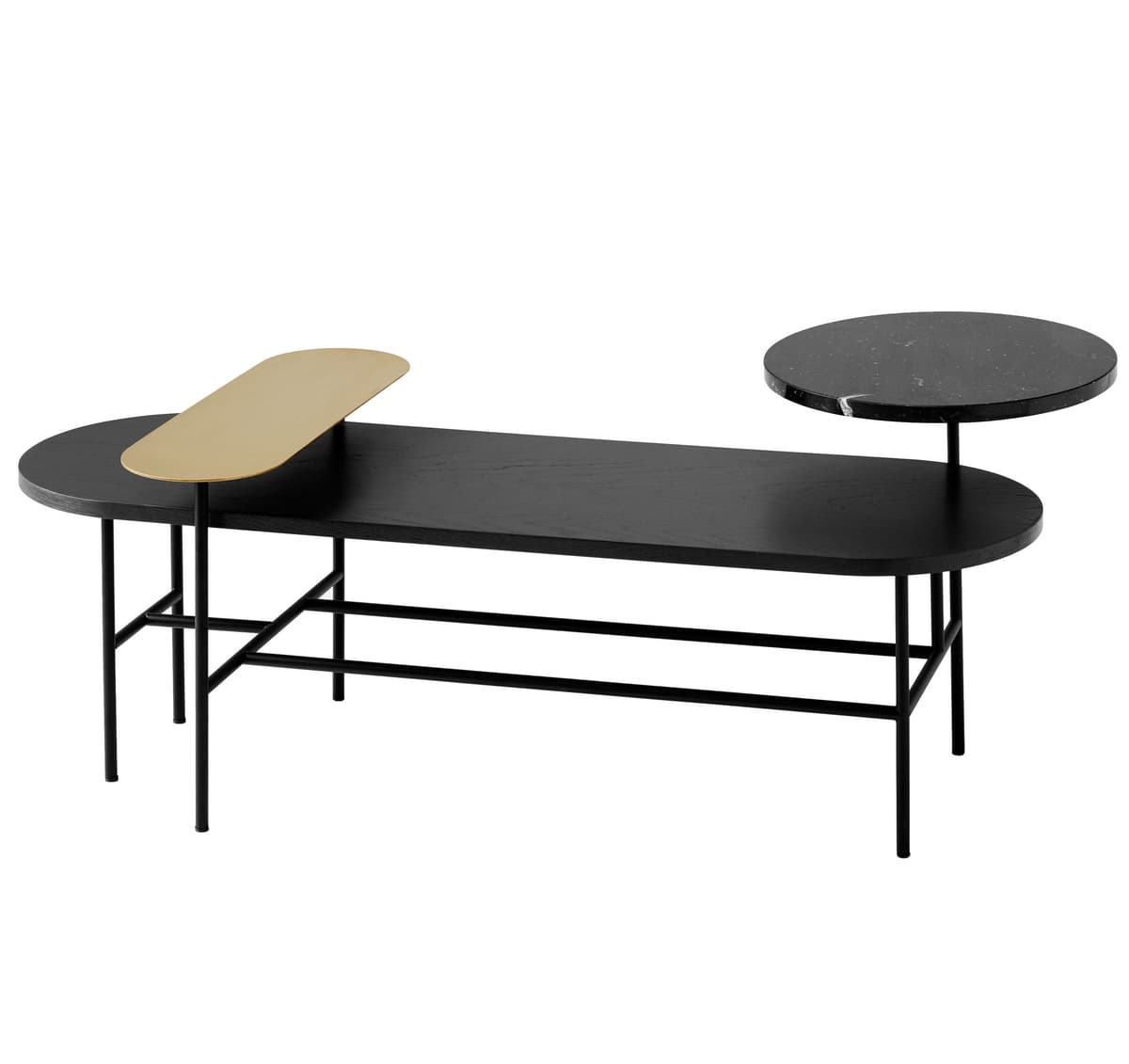 &tradition Palette Salontafel JH7 Zwart Essen