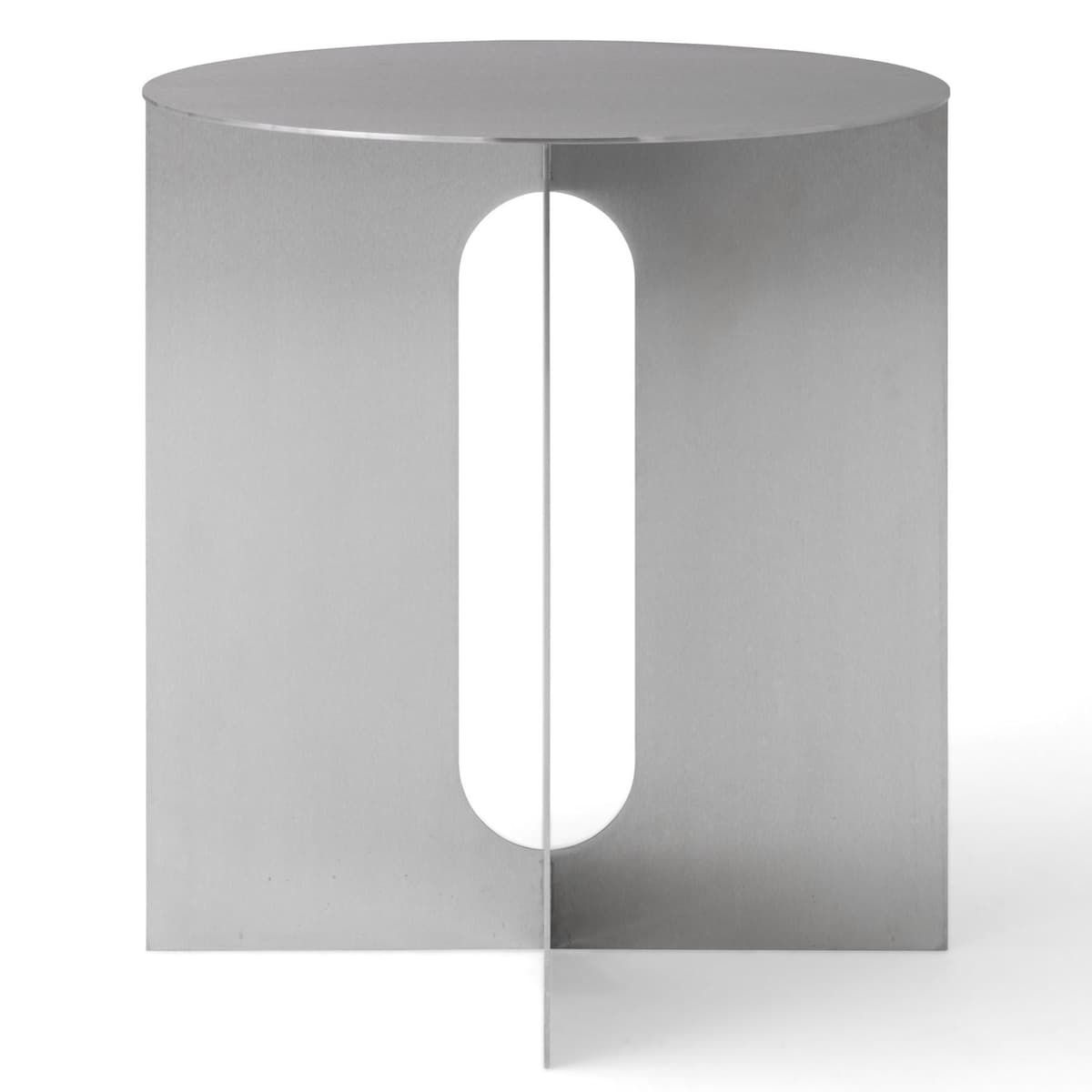 Audo Copenhagen Androgyne BijzettafelØ40 Staal
